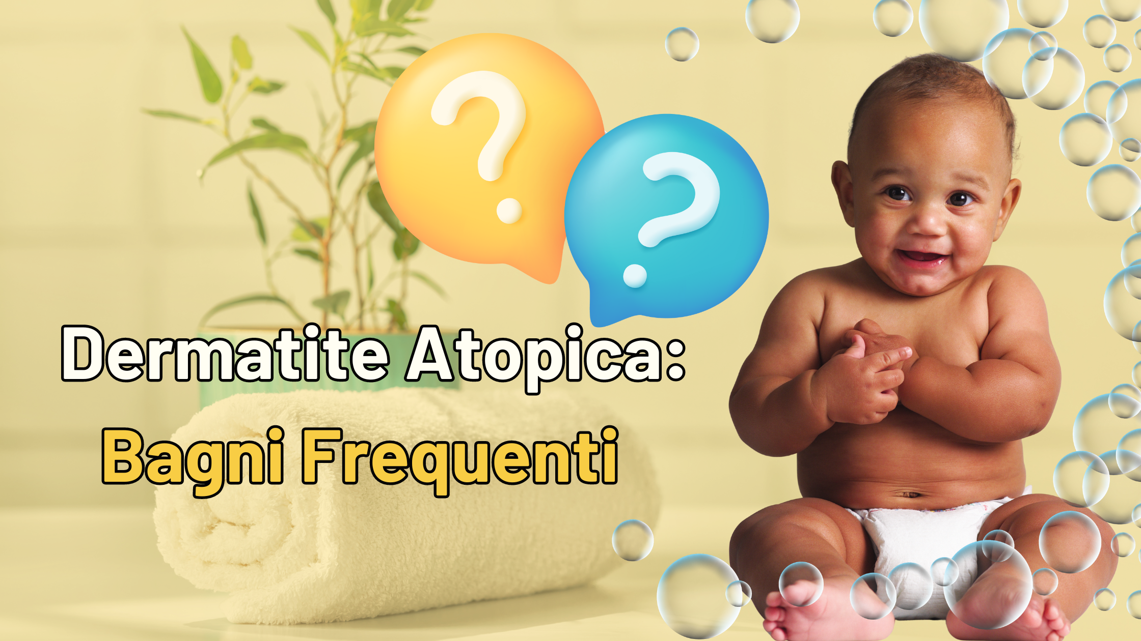 Dermatite atopica bambini: Bagni frequenti e brevi? La verità su come detergere la pelle sensibile