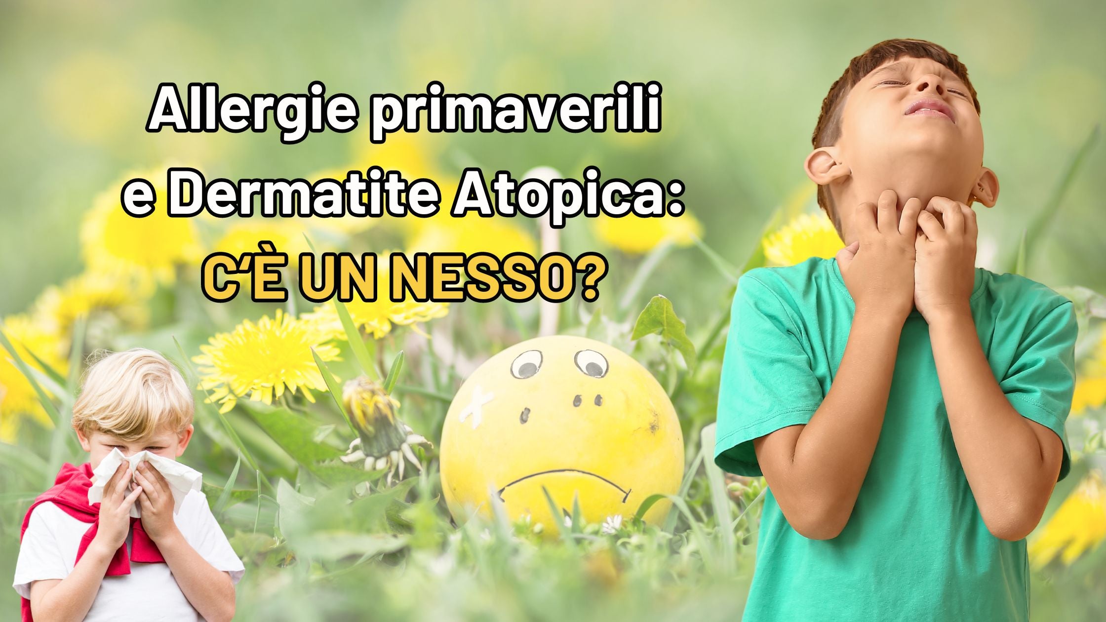Allergie Primaverili e Dermatite Atopica nei Bambini: Soluzioni e Consigli